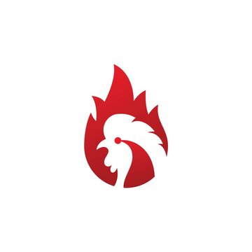 rooster fire logo