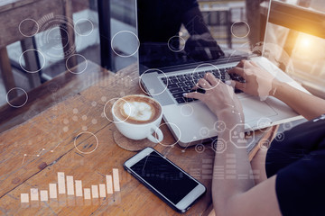 Data Analysis for Business and Finance Concept.