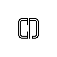 Letter CN logo icon design template elements