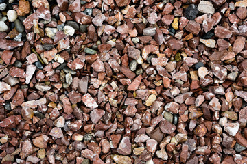 Granite crumb close-up, background, texture, brown, structure