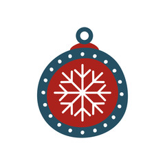 ball christmas decoration isolated icon vector illustration design