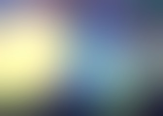 Iridescent blue lilac yellow green defocused background. Gemstone flare effect. Natural colors.