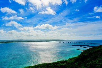 Obraz premium 海と橋