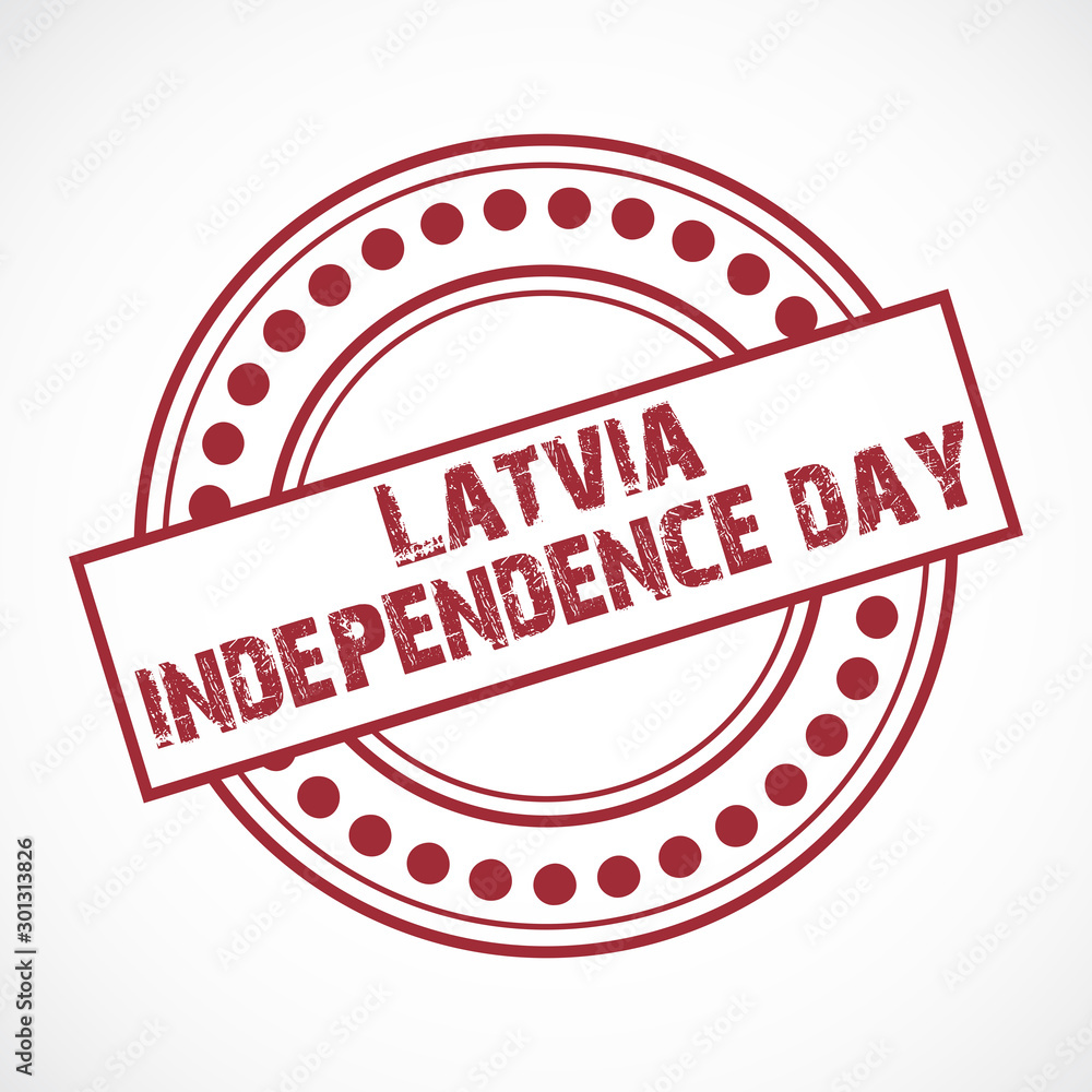 Poster latvia independence day