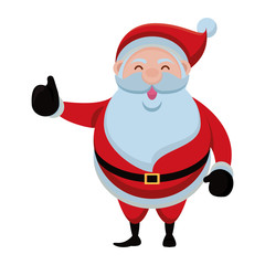 merry christmas santa claus character