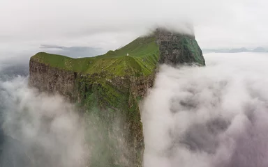 Insel Kalsoy aus der Vogelperspektive © Fabian