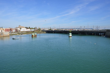 Naklejka na ściany i meble Puerto Santa María Cádiz