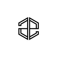 Letter AE logo icon design template elements