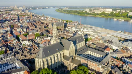 Keuken spatwand met foto Antwerp, Belgium. St. Paul s Cathedral (Sint-Pauluskerk), Aerial View © nikitamaykov