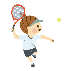 テニス　女性