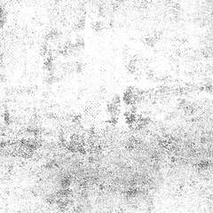 Grunge background black and white. Pattern of scratches, chips, scuffs. Abstract monochrome worn texture. Old dirty surface. Vintage vector clipart