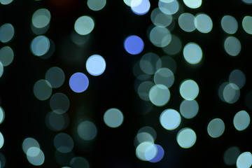 Blurry of Christmas lights
