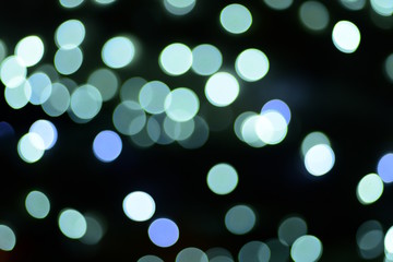 Blurry of Christmas lights