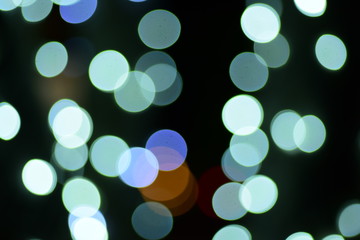 Blurry of Christmas lights