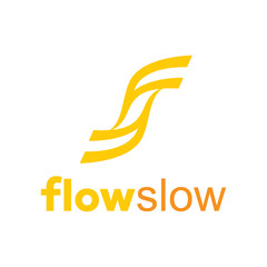 Initial letter fs logo design vector template