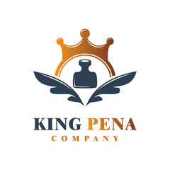 king writer's logo design your company