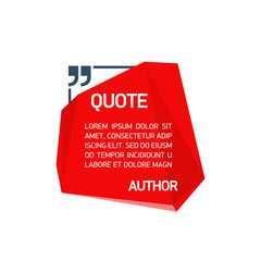 Design Quote speech bubble paper origami for message isolated on white background. shapes graphic textbox quotation mark for comment dialogue app template with author signature. Quote bubble frame.
