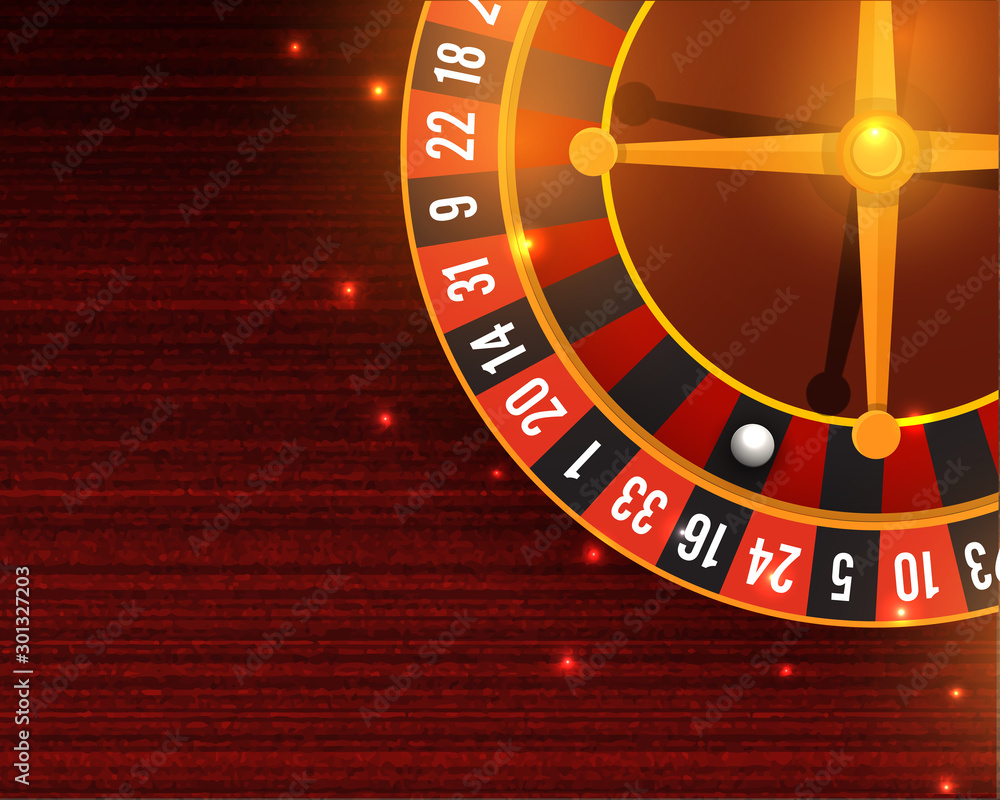 Canvas Prints shiny casino roulette wheel.