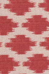 real organic red and white linen diamond pattern fabric texture background