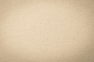 Hessian sackcloth woven texture pattern background in light yellow cream brown - obrazy, fototapety, plakaty