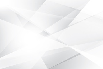 Obraz premium Abstract geometric white and gray color background. Vector, illustration.