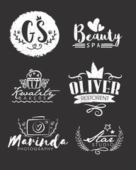Hand drawn typographic collection.