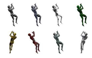 3d rendering illustration of human anatomy