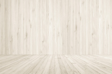 Wood texture background of floor and wall