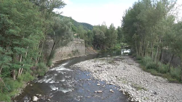 The greenway of ferro i el carbo by Ripoll, Girona