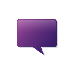 Naklejka premium speech bubble communication isolated icon vector illustration design