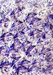 Purple watercolor background with abstract blurred texture. Delicate background with spots. Watercolor composition.