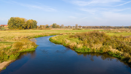 Jesień w Dolinie Górnej Narwi, Podlasie, Polska © podlaski49