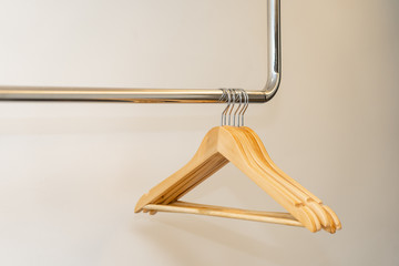 Clothes hanger decoration interior of room