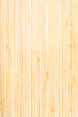 Bamboo natural wood texture pattern background in light yellow cream beige brown color