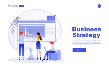 Business concept for marketing ,analysis and brainstorm, teamwork, creative innovation, consulting and project management strategy.Vector illustration.
