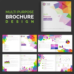 Multi purpose eight pages Business Brochure design.