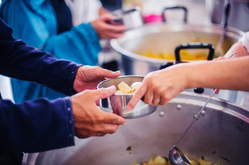 Food donation to needy, needy: providing food to needy people who need help.