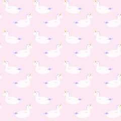 Unicorn Float Seamless Pattern 