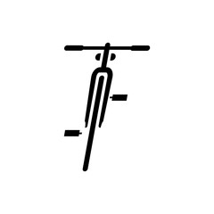 bicycle logo icon vector flat design