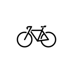 bicycle logo icon vector flat design