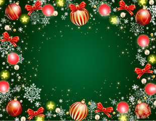 Naklejka premium Christmas background