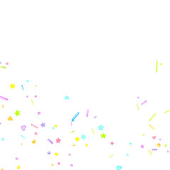 Sprinkles grainy. Cupcake dessert bakery confetti