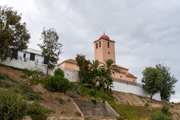 Fototapeta premium church tower of Bentarique (Spain)