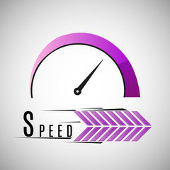  Internet speed. logo speed symbol.