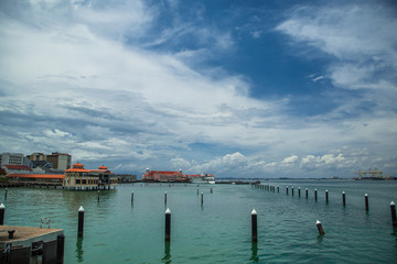 Naklejka premium George Town Port 01