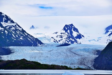 Grewingk Glacier - Kenai Mountains , Alaska 