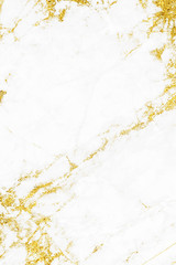 White gold marble texture pattern background with high resolution design for cover book or brochure, poster, wallpaper background or realistic business	