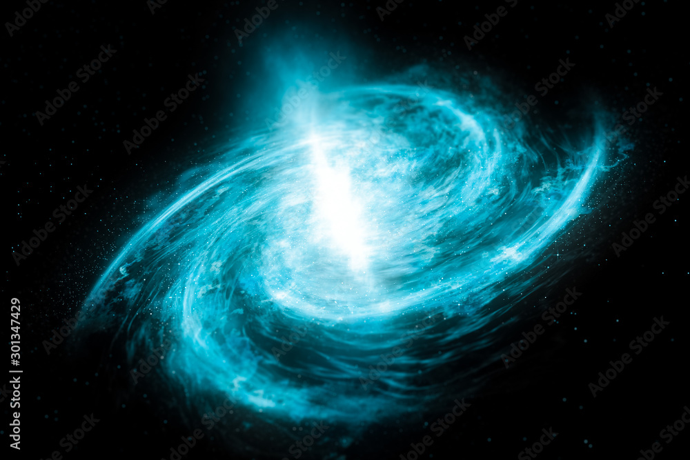 Wall mural interstellar space. galaxy, star array, space, space nebula. fabulous abstract background .