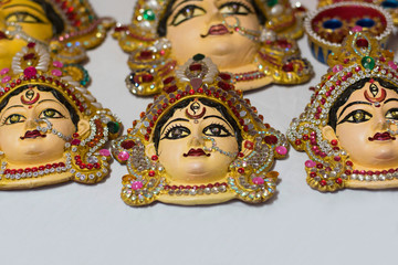 Indian traditional Durga face models for sale