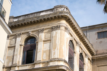 facade of the building in Italy